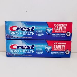 ⭐4/$15 Crest Pro-Health Maximum Cavity Protection Toothpaste